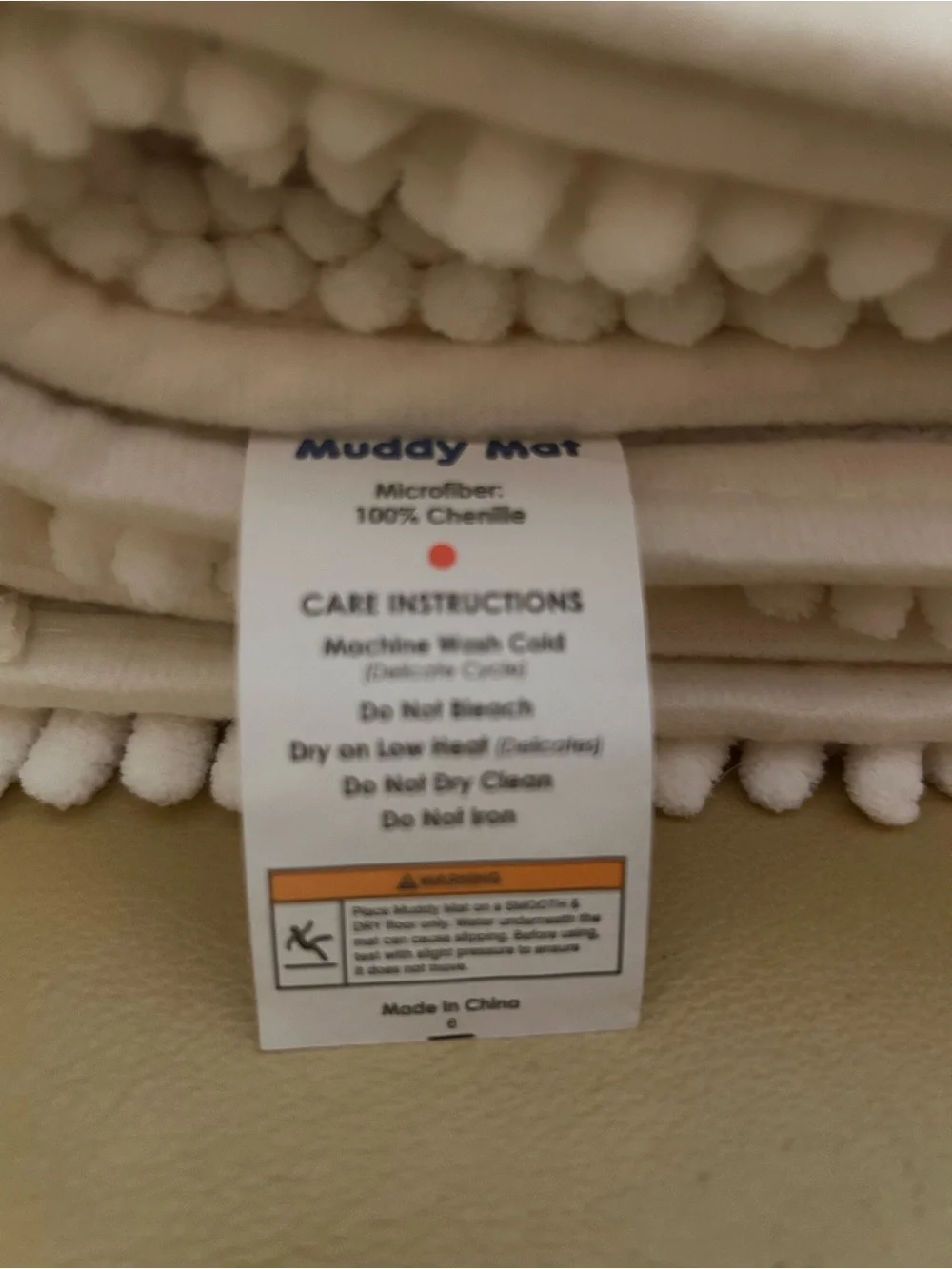 Muddy Mat rug for pet’s dirty paws anywhere in your home.